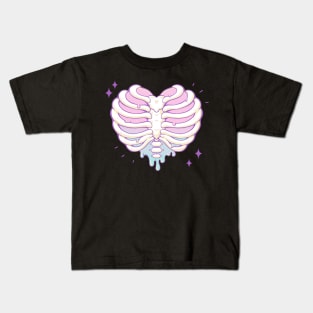 Rib Cage Heart Kids T-Shirt